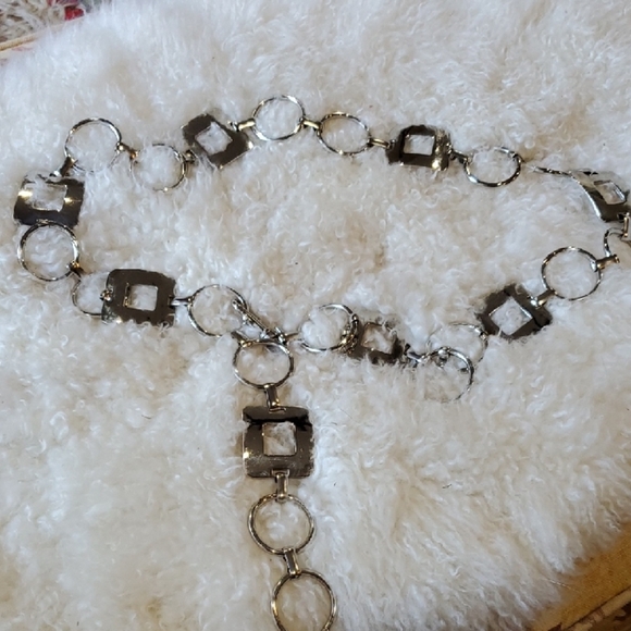 Stylish Silver Chain Link Belt - Picture 1 of 7